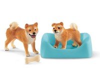 42479 Schleich Farm World Shiba Inu moeder met welp