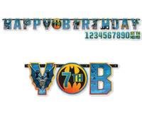 Batman feest Letterbanner add an age