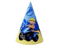 Bob de bouwer feest hoedje (6 per pak)