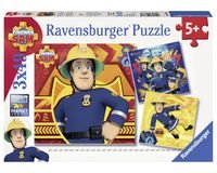 Brandweerman Sam puzzel  3 x 49 stuks