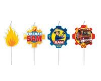 Brandweerman Sam Feest figuurkaarsen 4 pcs 2017