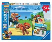 Paw Patrol puzzel 3 x 49 Team op 4 poten