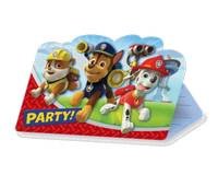 Paw Patrol feest uitnodigingen