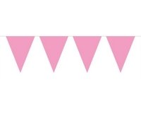 Verjaardag Vlaggenlijn Baby Roze 10mtr