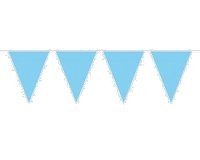 Verjaardag Vlaggenlijn Baby Blauw 10mtr XL