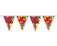 Verjaardag Vlaggenlijn 5 jaar 10m/stk