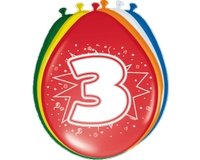 ballonnen 3 jaar (8 per pak)