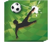Voetbal Goal servetten 20 pcs