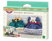 6021 Sylvanian Families - Gala Jurk Blauw en Groen