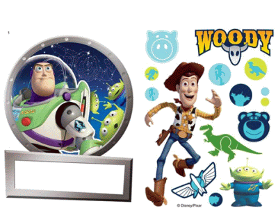 Toy Story Name Plate Stickers