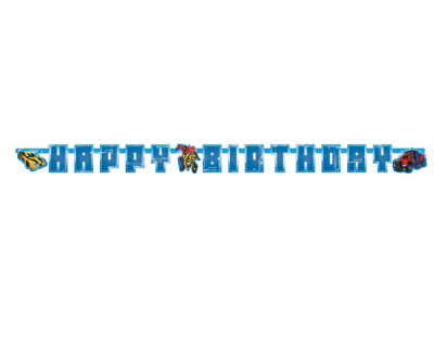 Transformers feest Letterbanner RID